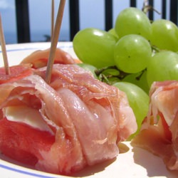 Prosciutto Wrapped Watermelon