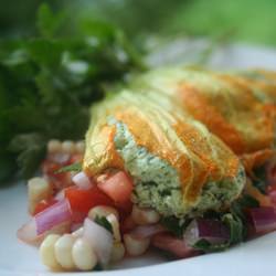 Stuffed Squash Blossoms