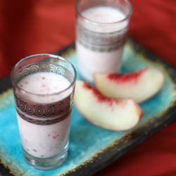 Sweet Peach Lassi