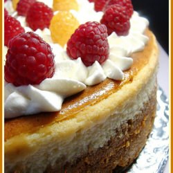 Cheescake with Raspberries