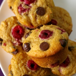 Raspberry Chocolate Chips Muffins