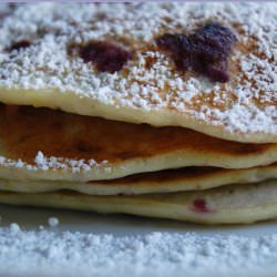 Blueberry Banana Oatmeal Pancakes