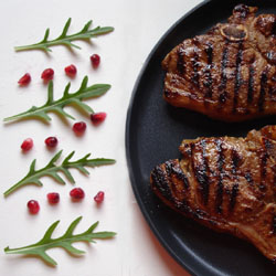 Pomegranate and Honey Glazed Lamb