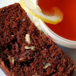 Chocolate Pear and Pecan Bread