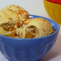 Caramel Macadamia Nut Ice Cream