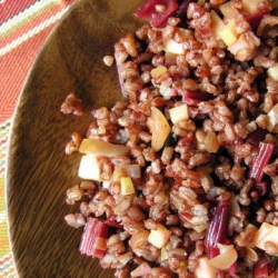 Red on Red Rice Pilaf