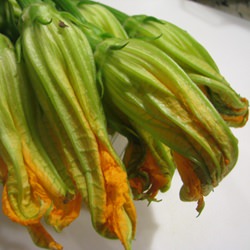 Risotto with Zucchini Blossoms