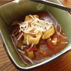 Rustic Tortellini Soup