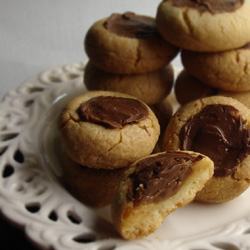 Chocolate Caramel Thumbprints