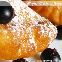 Fluffy Blackurrant Doughnuts