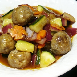 Sweet and Sour Pork Meat Balls