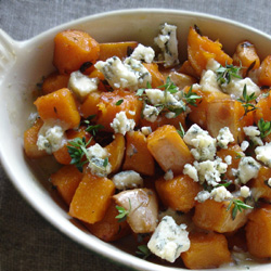 Butternut Squash with Blue Cheese