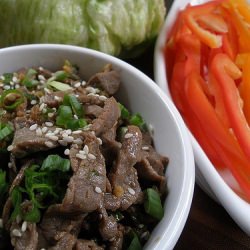 Korean Beef Lettuce Wraps