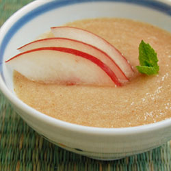 Vegan Chilled White Peach Soup