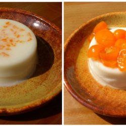 Kumquat-flecked Coconut Panna Cotta