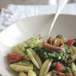 Pasta Italiana Con Pesto