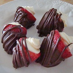 Cheesecake Filled Chocolate Covered