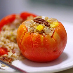 Barley-Stuffed Tomatoes