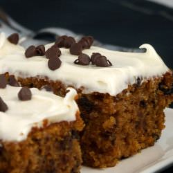 Chocolate- Chip Pumpkin Spice Bars