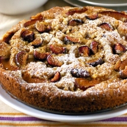 Plum and Fig Kuchen