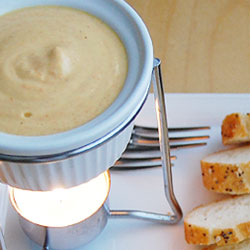 Vegan Fondue from Vegan Lunch Box