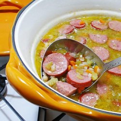 Smoked Kielbasa and White Bean Soup