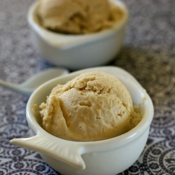 Roasted Pear Frozen Yogurt