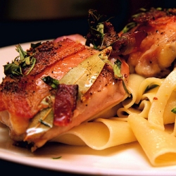 Tarragon Chicken with Zesty Pasta