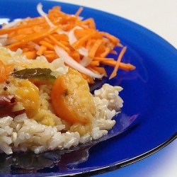 Rasam and Carrot Salad