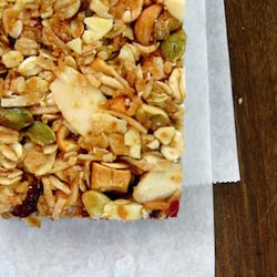 Apple and Cranberry Granola Bars