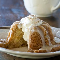 Mini Apple Cakes with Cider Glaze