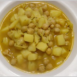 Chick Pea and Artichoke Heart Stew