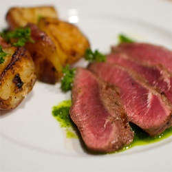 Flat Iron Steak w/ Chimichurri