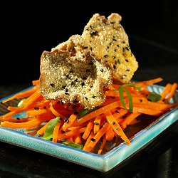 Sesame Crusted Oyster Mushrooms