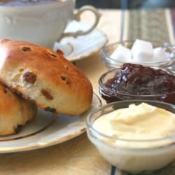 Scones Clotted Cream Strawberry Jam