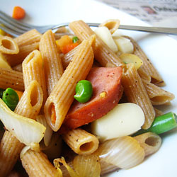 Whole Wheat Pasta with Turkey