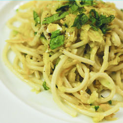 Summer Squash, Feta and Basil Pasta