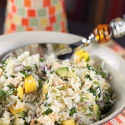 Chicken, Mango, and Rice Salad