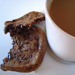 Mocha Cookies with a Surprise