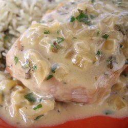 Pork Chop w/ Sage Cider Cream Sauce