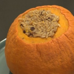 Roasted Stuffed Pumpkin