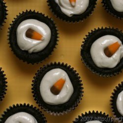 Double Chocolate Pumpkin Cupcakes