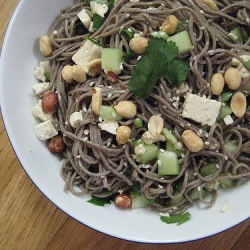 Tofu and Buckwheat Noodle Salad