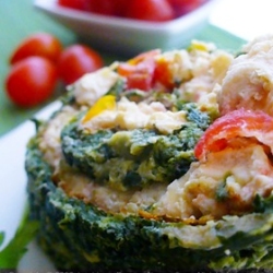 Chicken & Spinach Soufflé Roll