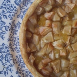 Apple Tart with Crystalized Ginger