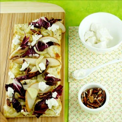 Fennel, Radicchio Goat Cheese Pizza