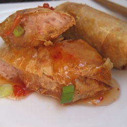 Beancurd Rolls with Fish Paste