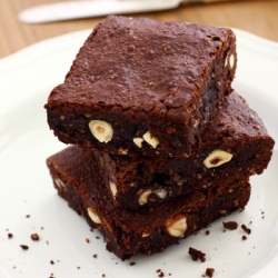 Fudgy Hazelnut Brownies