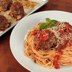 Giant Italian Meatballs