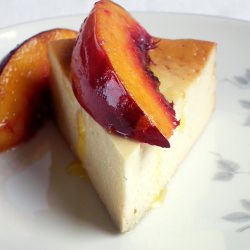 Honey Ricotta Cake with Nectarines